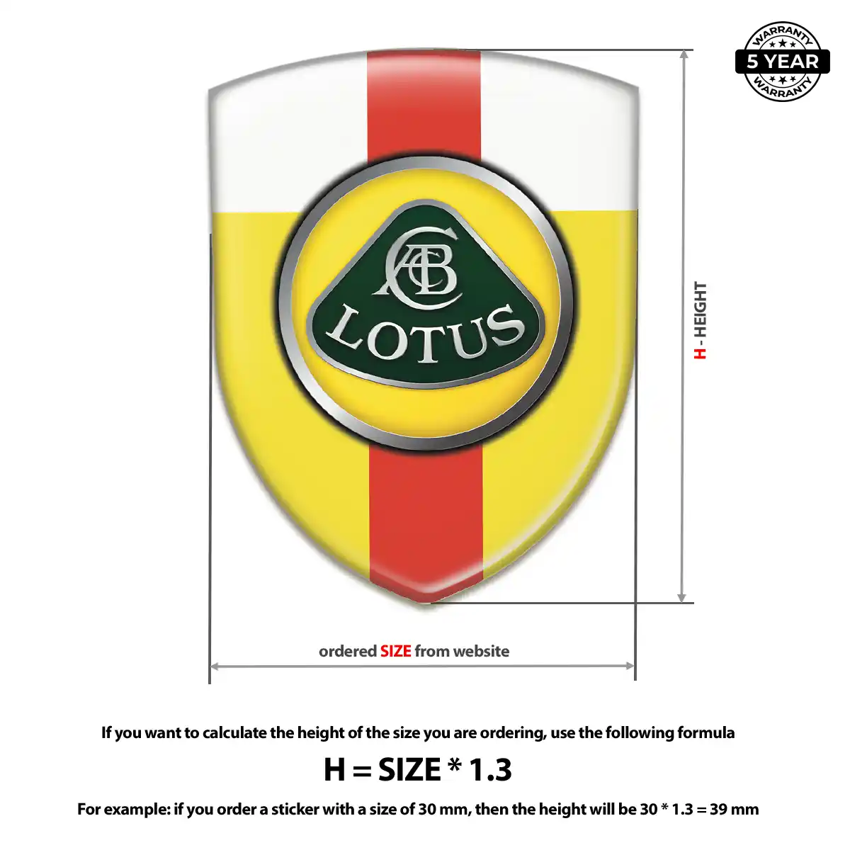 Lotus Gel Badge Sticker Exclusive Series