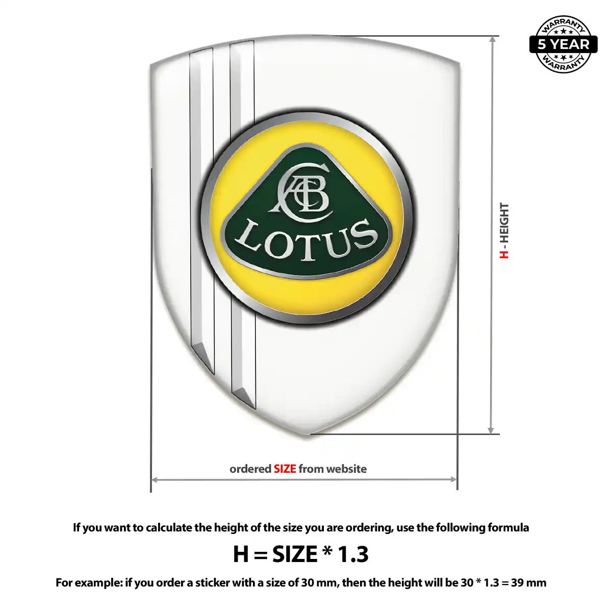 Lotus Gel Badge Sticker Noble Edition