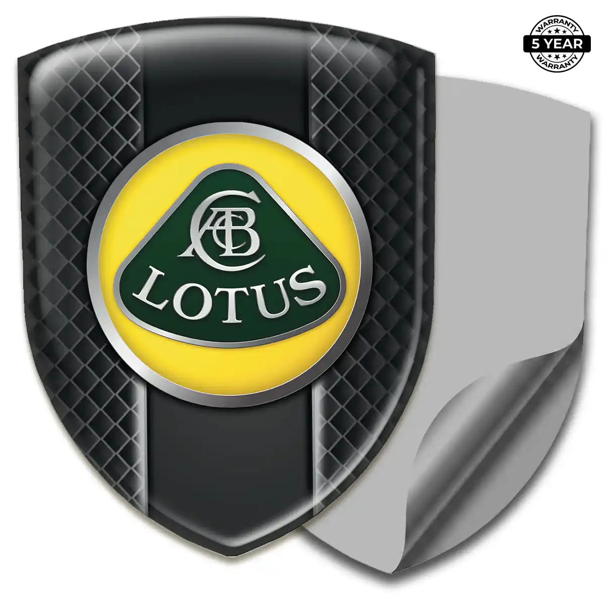 Lotus Gel Badge Sticker Resin Elite