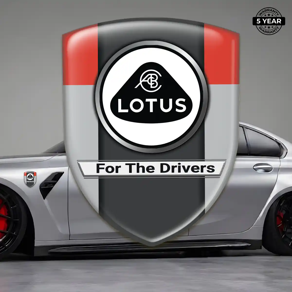 Lotus Gel Badge Sticker Resin Luxe