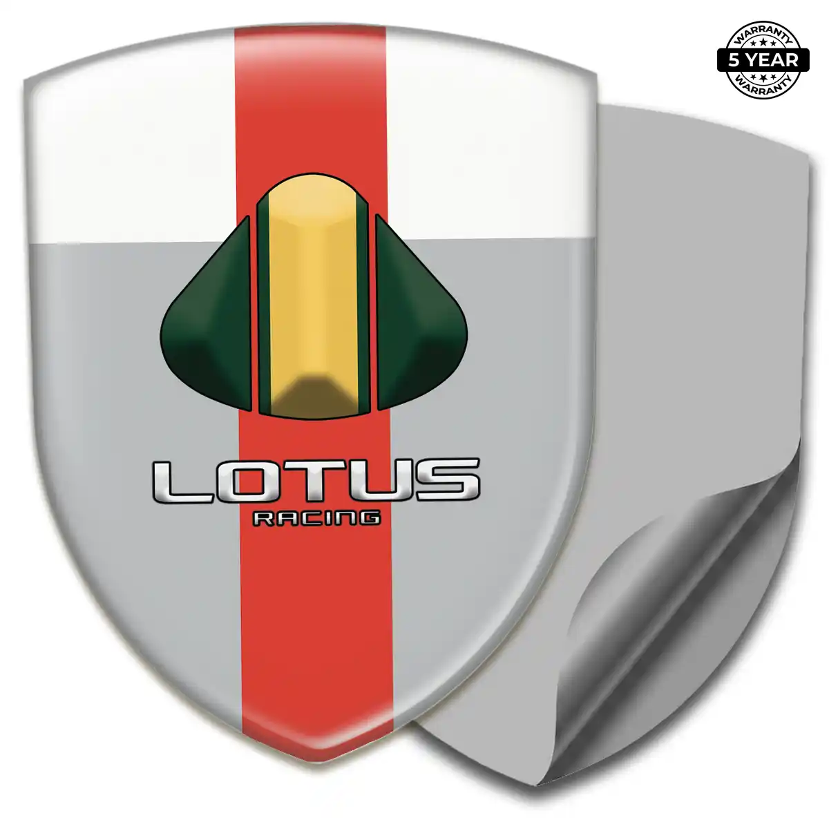 Lotus Gel Emblem Sticker Elite Edition