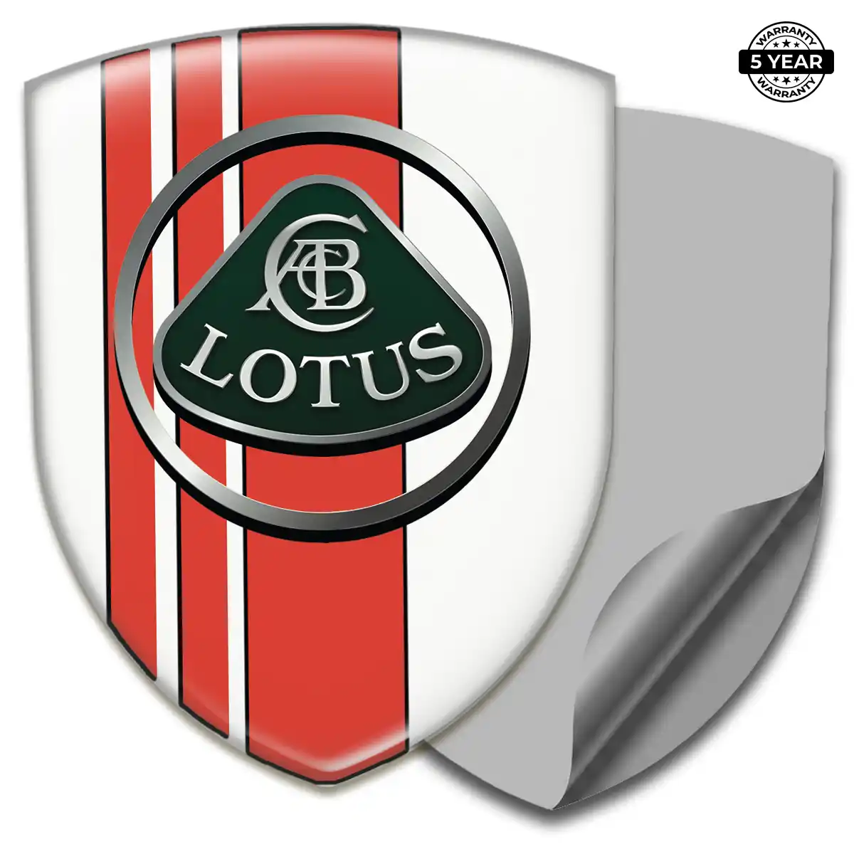 Lotus Gel Emblem Sticker Exterior Luxe