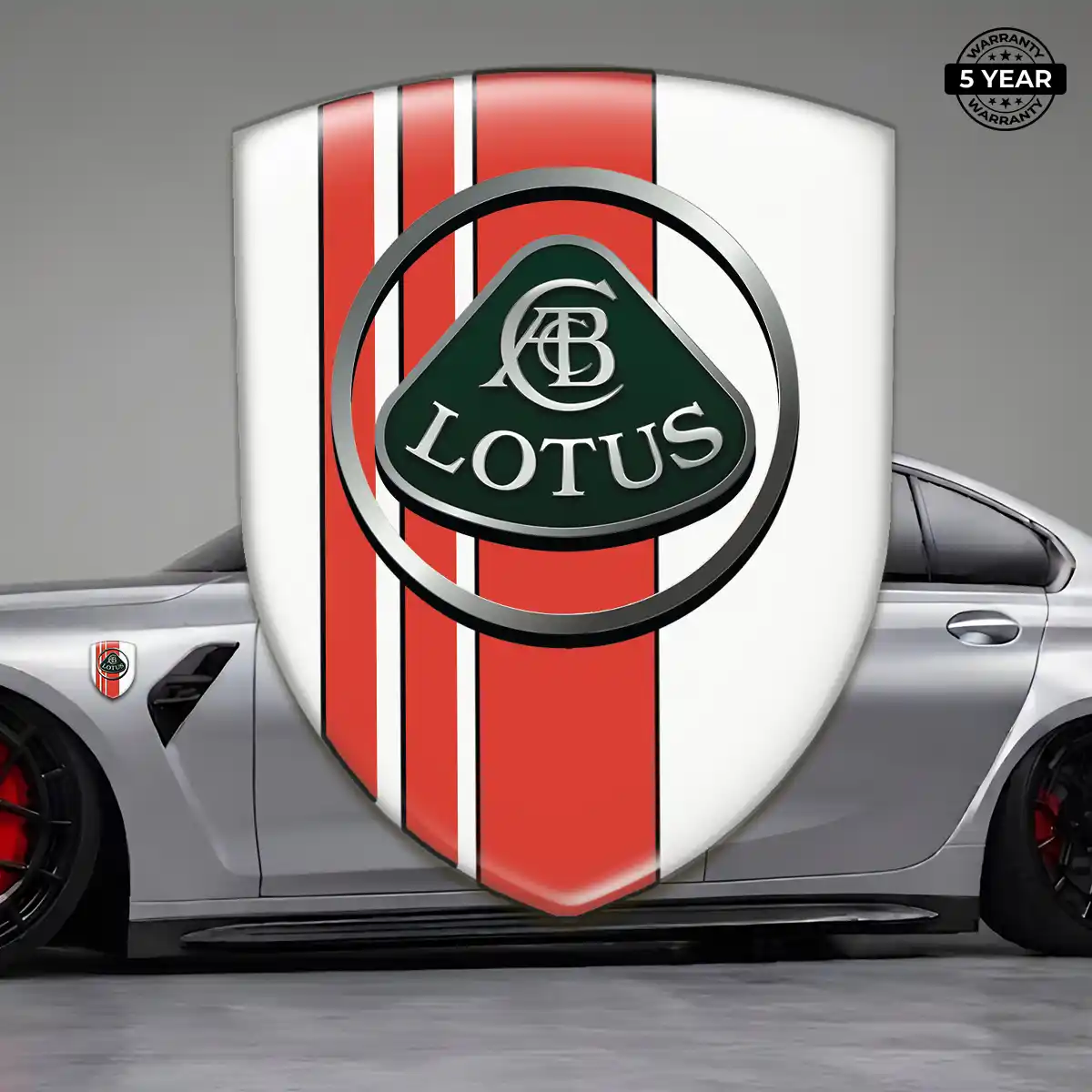 Lotus Gel Emblem Sticker Exterior Luxe