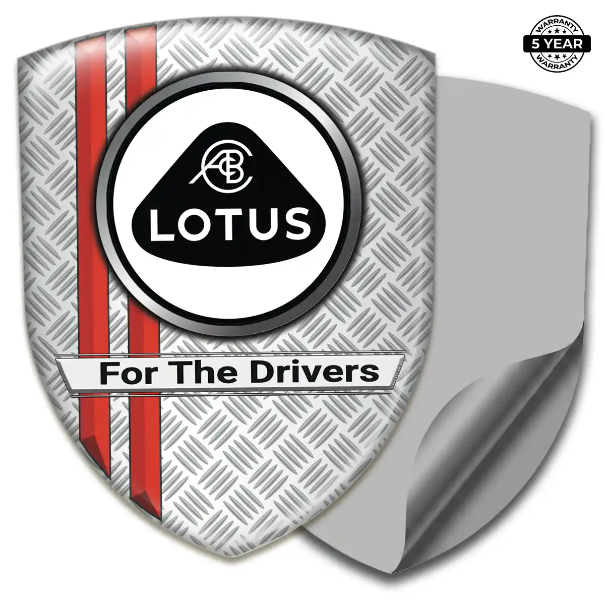Lotus Gel Emblem Sticker Interior Luxe