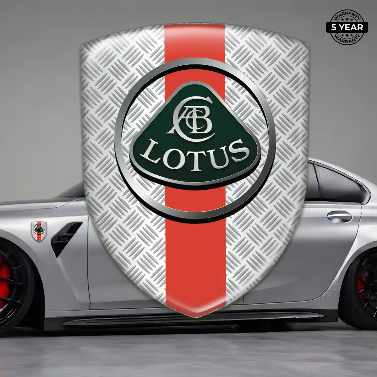 Lotus Gel Emblem Sticker Opulent Line