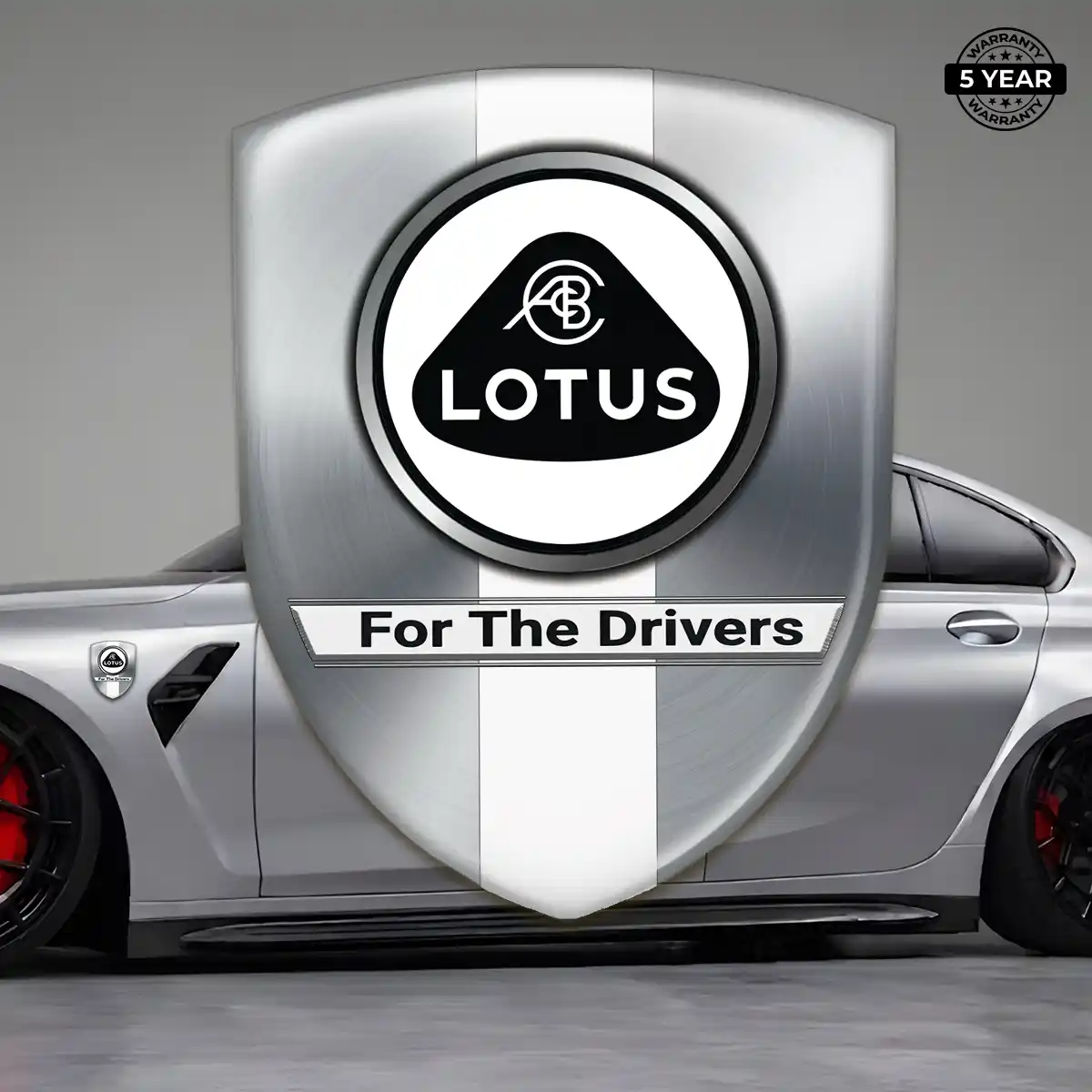 Lotus Gel Emblem Sticker Prestige Line