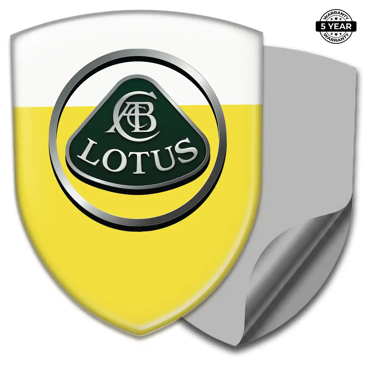Lotus Gel Emblem Sticker Prime Quality