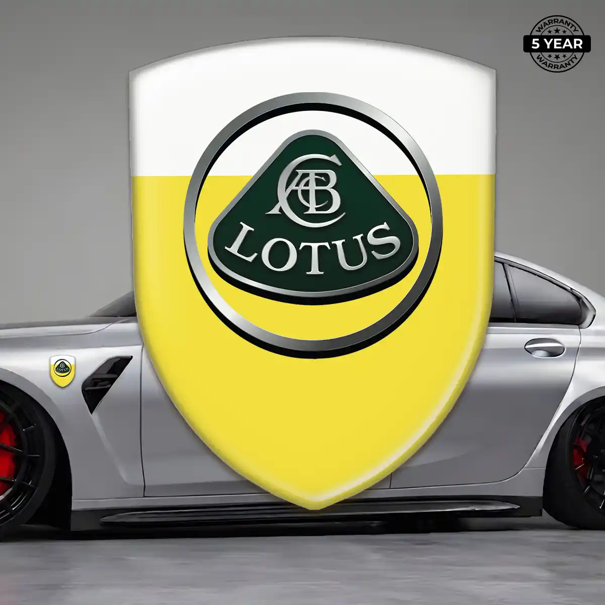 Lotus Gel Emblem Sticker Prime Quality