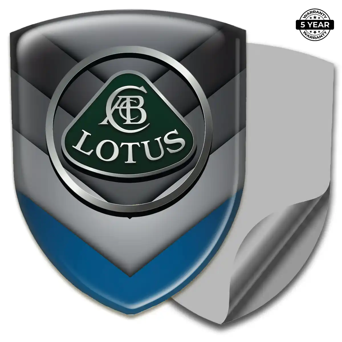 Lotus Gel Emblem Sticker Resin Elite