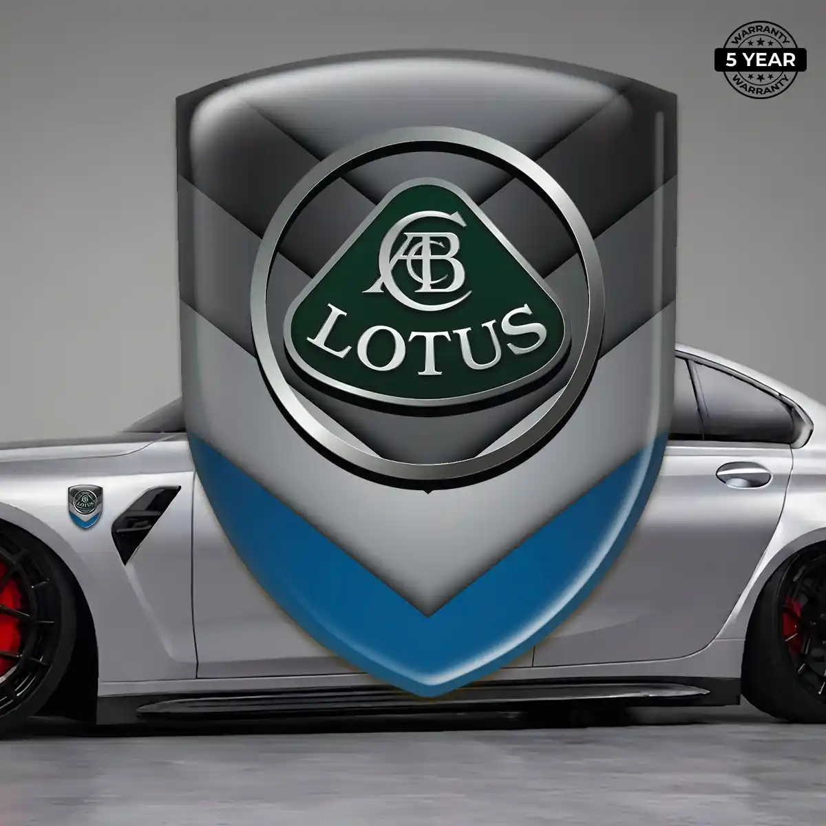 Lotus Gel Emblem Sticker Resin Elite