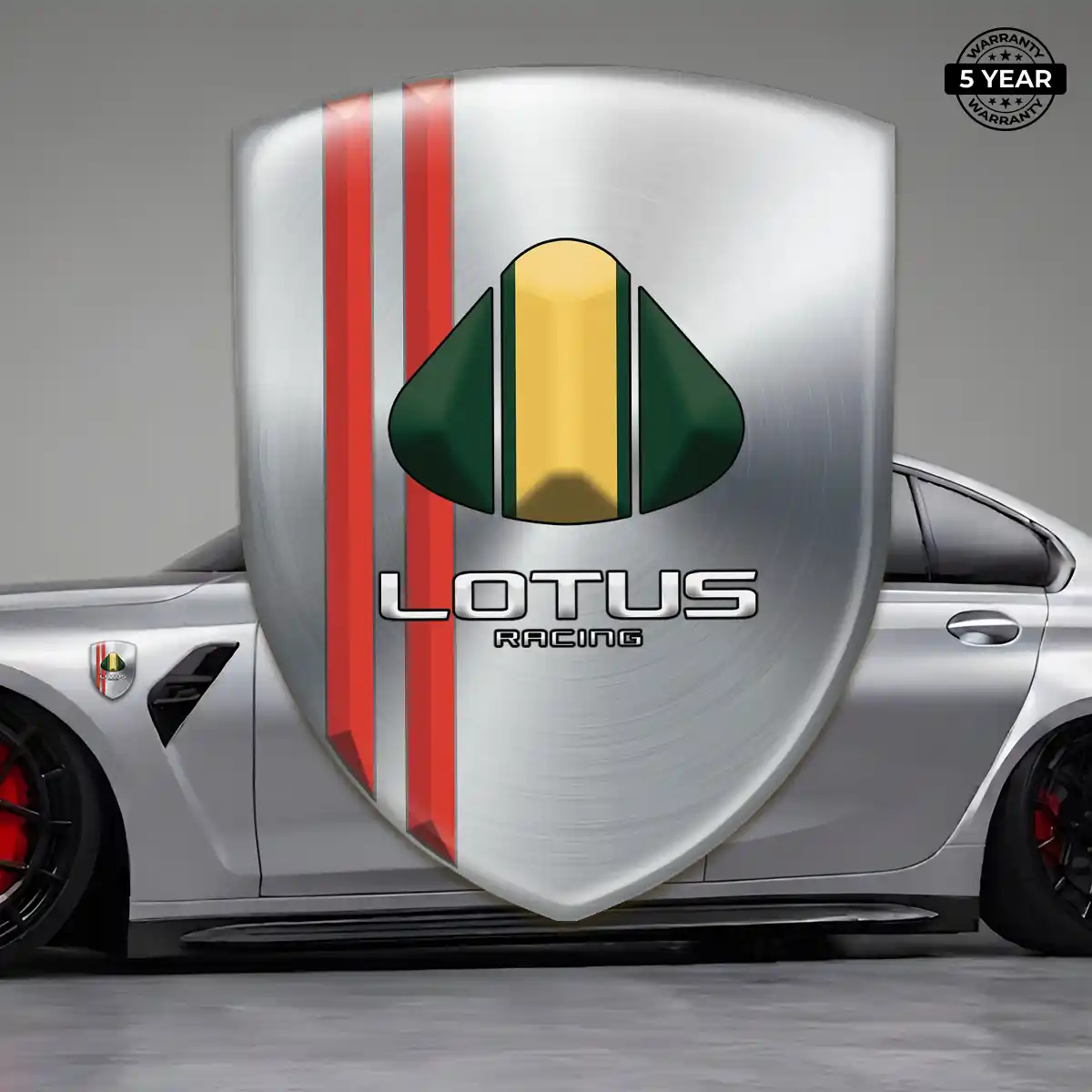 Lotus Gel Emblem Sticker Signature Grade