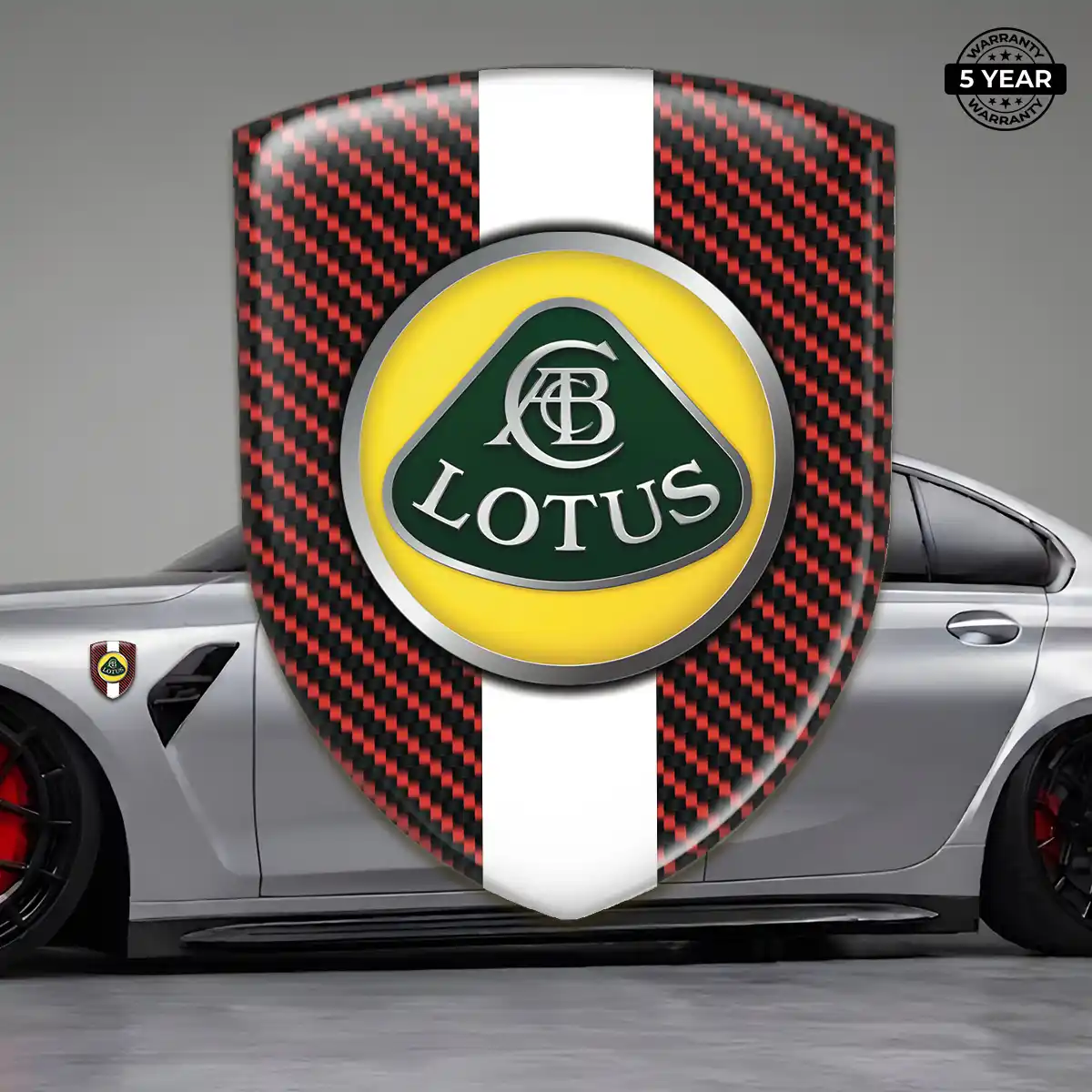 Lotus Gel Emblem Sticker Superior Craft