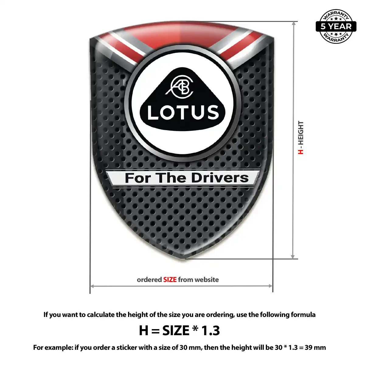 Lotus Logo Badge Interior Luxe