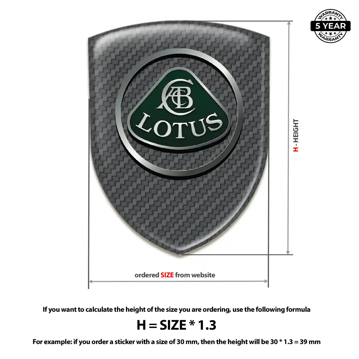 Lotus Logo Badge Opulent Line