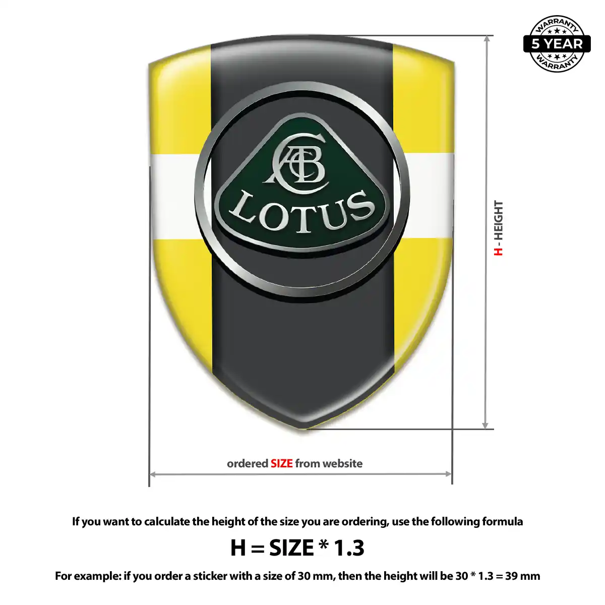 Lotus Logo Badge Prestige Line