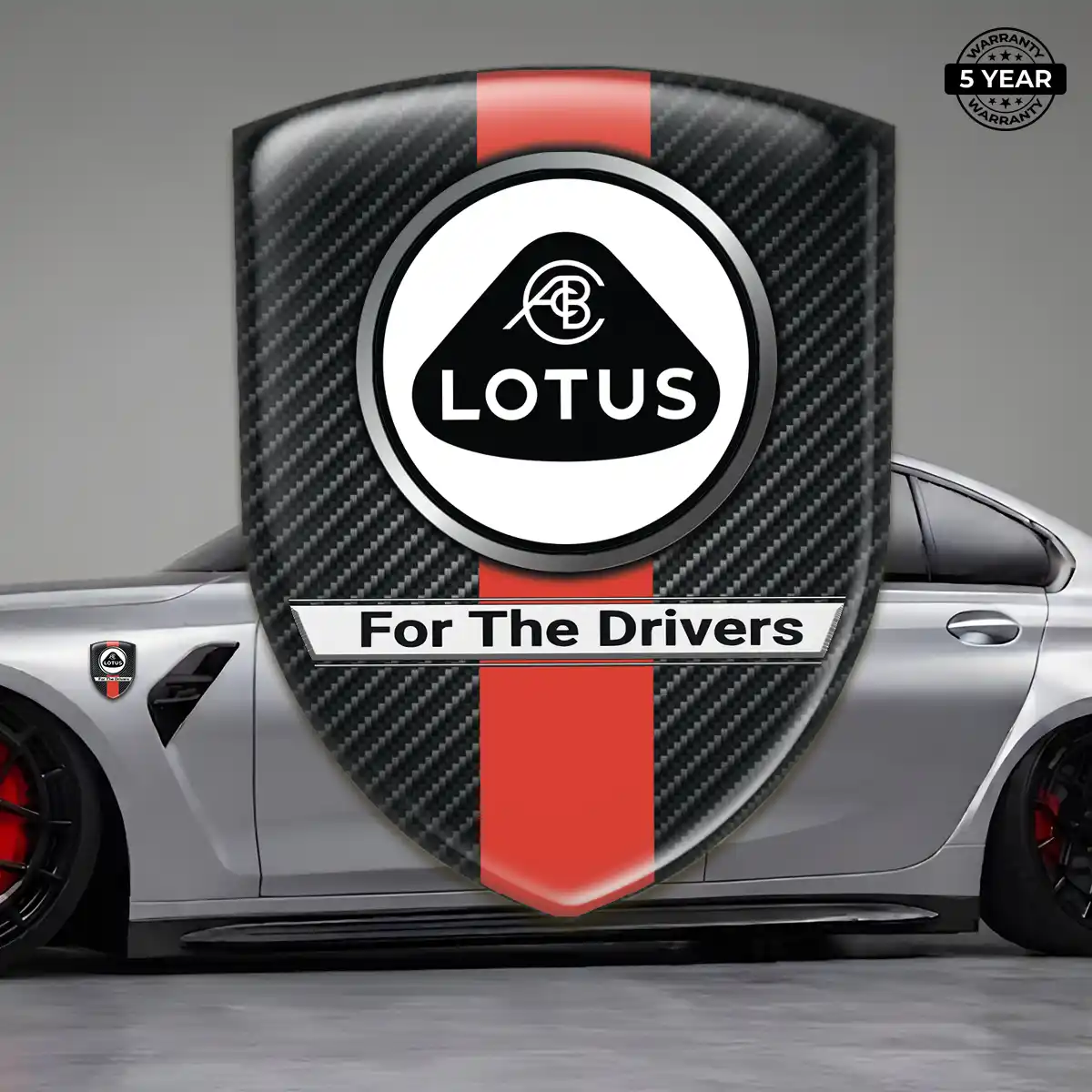 Lotus Logo Emblem Resin Luxe