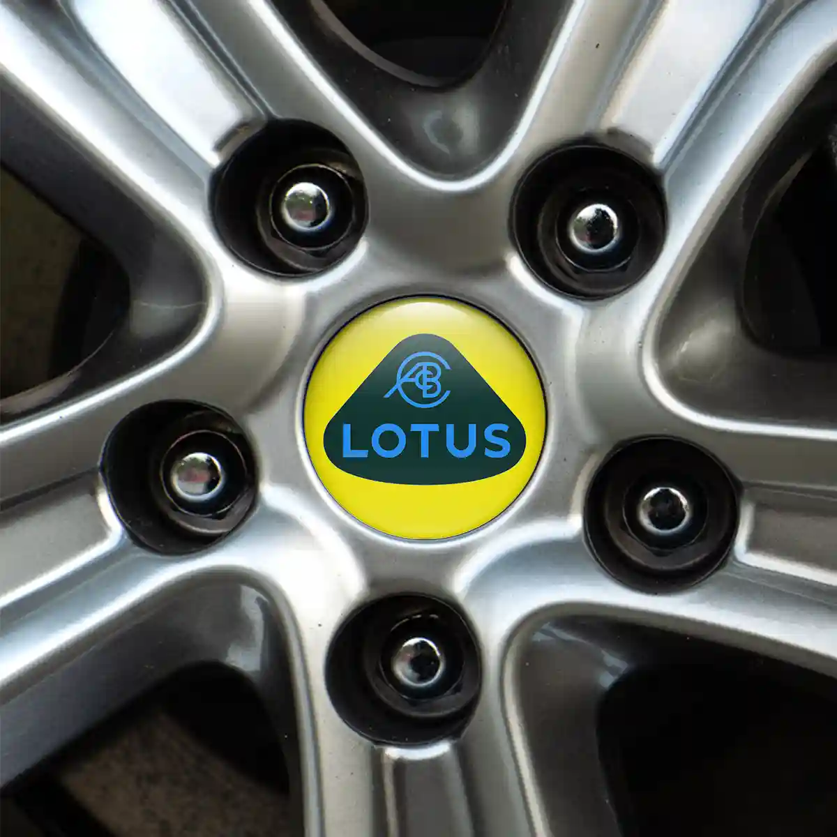 Lotus Logo Silicone Badge Stylish Design