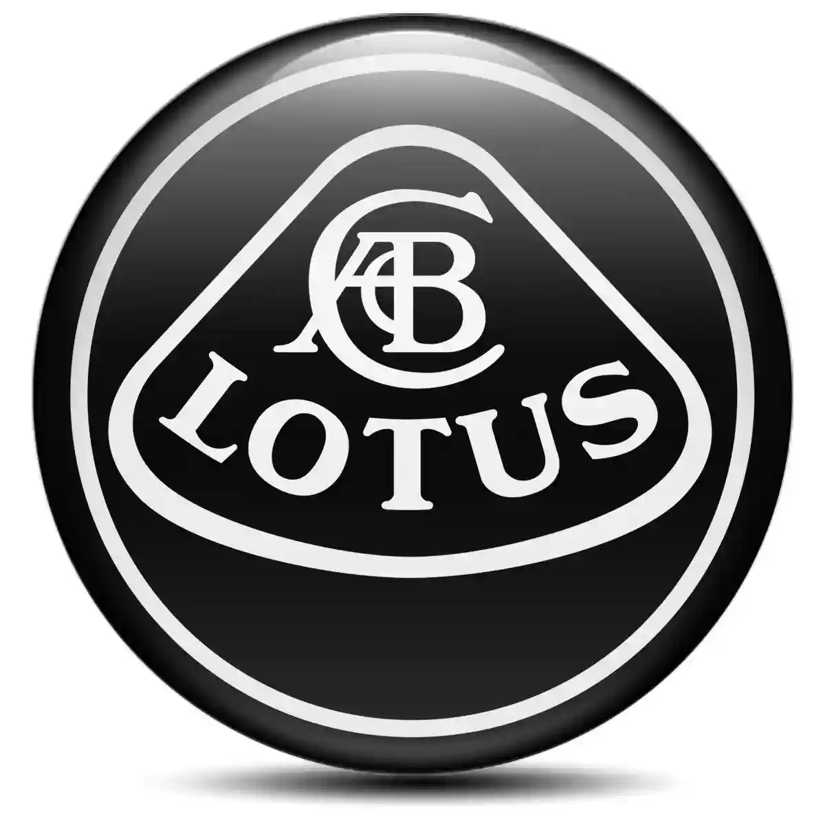 Lotus Logo Silicone Sticker High Quality