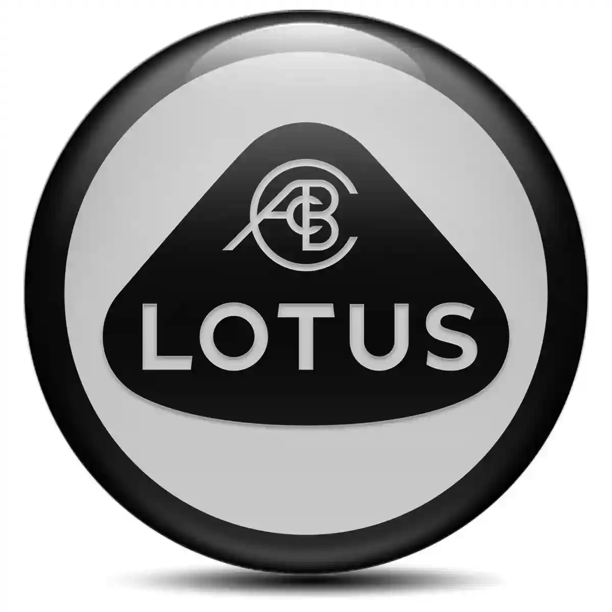 Lotus Logo Silicone Sticker Self-Adhesive Stylish Design