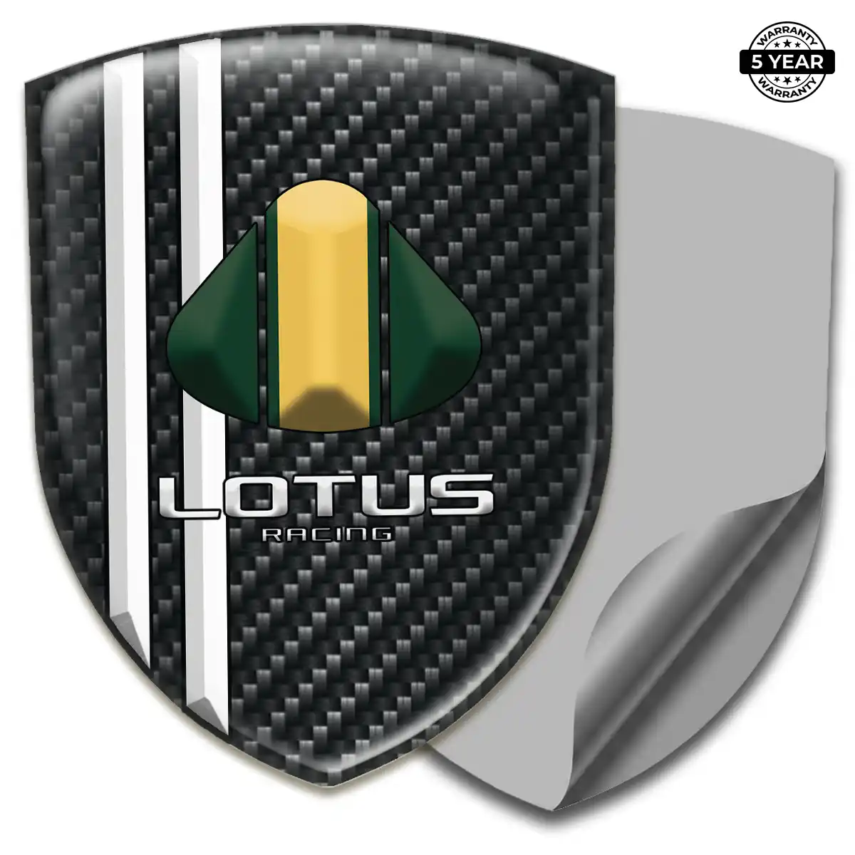 Lotus Logo Sticker Interior Elegance