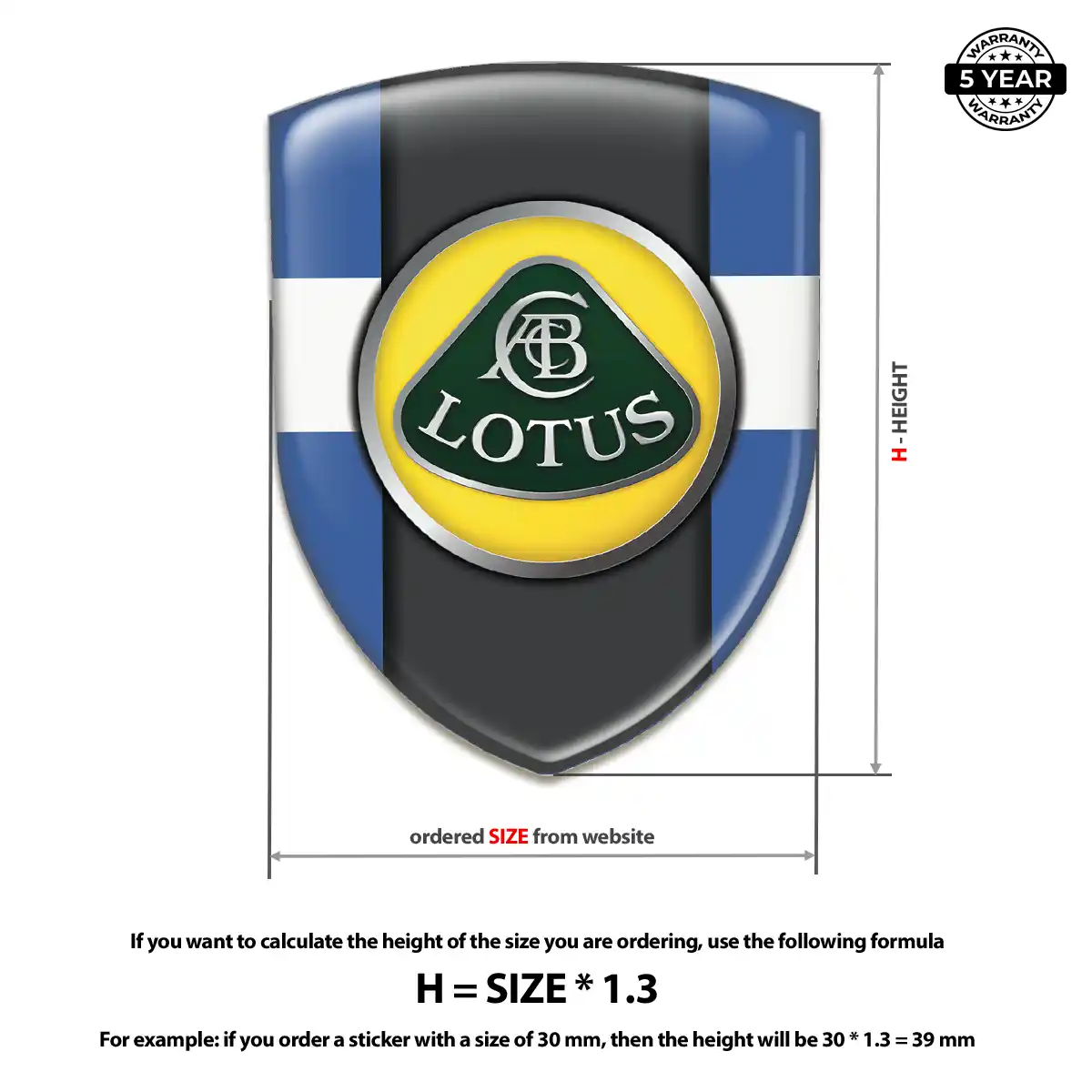 Lotus Logo Sticker Noble Edition