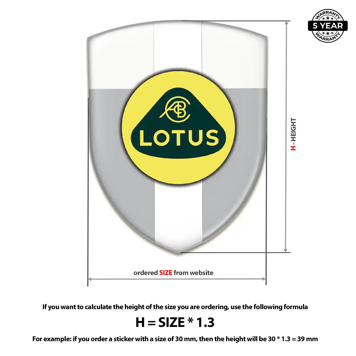 Lotus Logo Sticker Outer Style