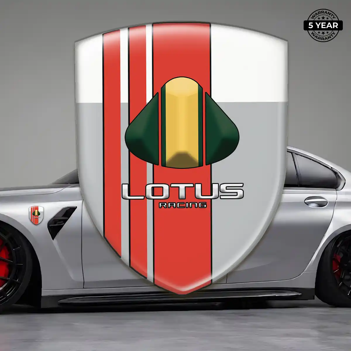 Lotus Logo Sticker Premium Dome