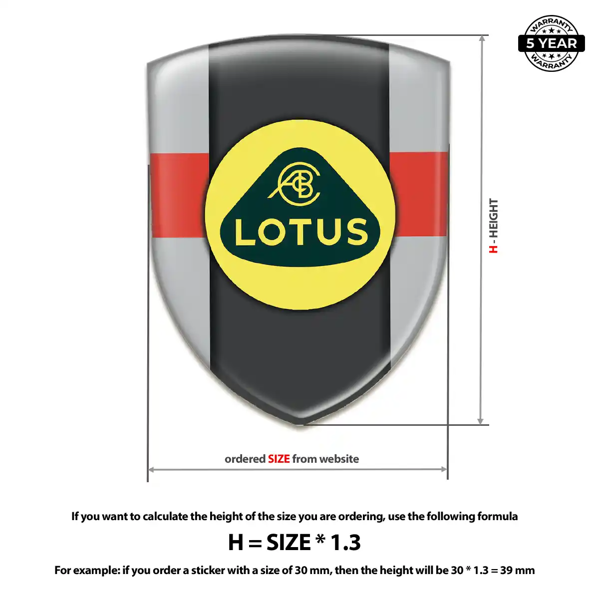 Lotus Logo Sticker Prestige Line