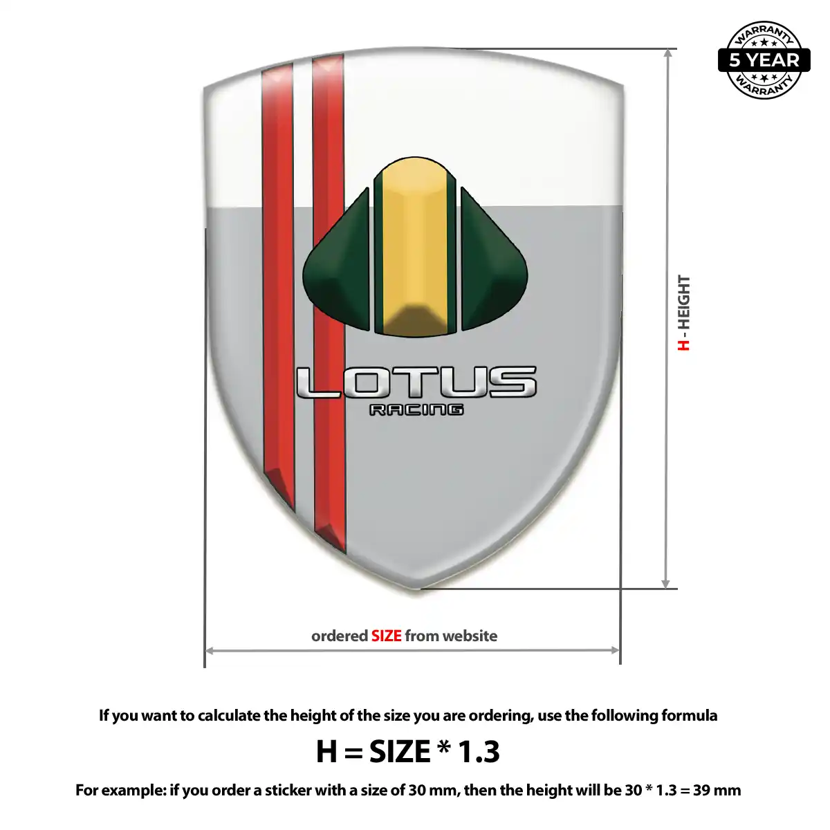 Lotus Logo Sticker Refined Design