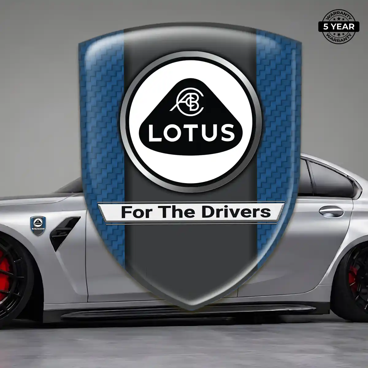 Lotus Logo Sticker Resin Luxe