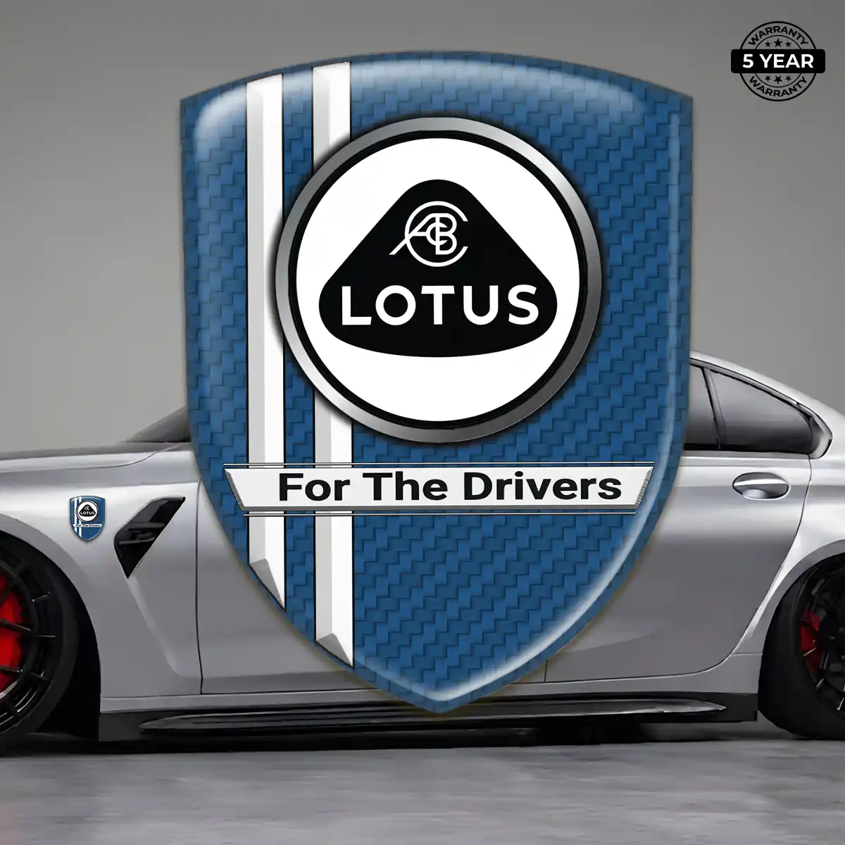 Lotus Logo Sticker Sleek Style