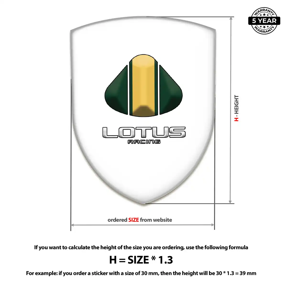 Lotus Polyurethane Domed Sticker Deluxe Edition