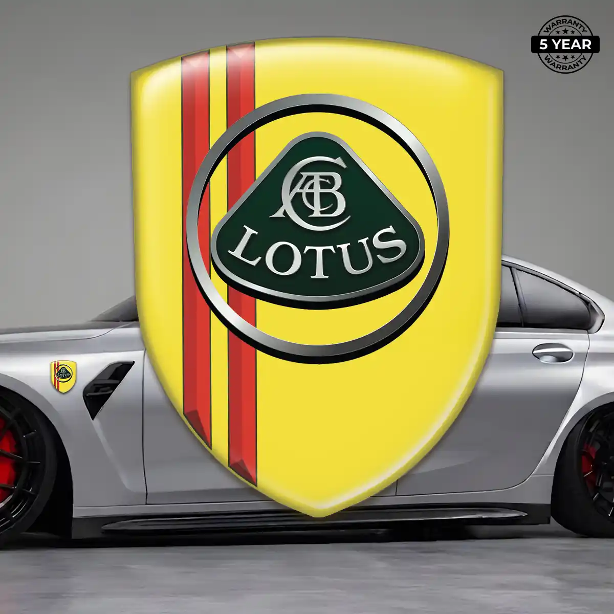 Lotus Polyurethane Domed Sticker Prestige Line