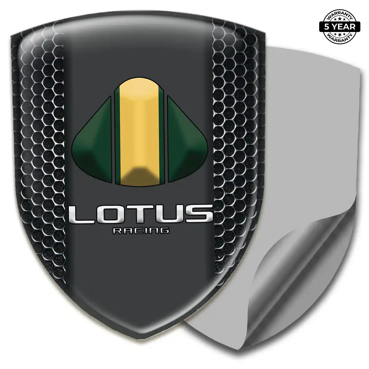 Lotus Polyurethane Domed Sticker Resin Elite