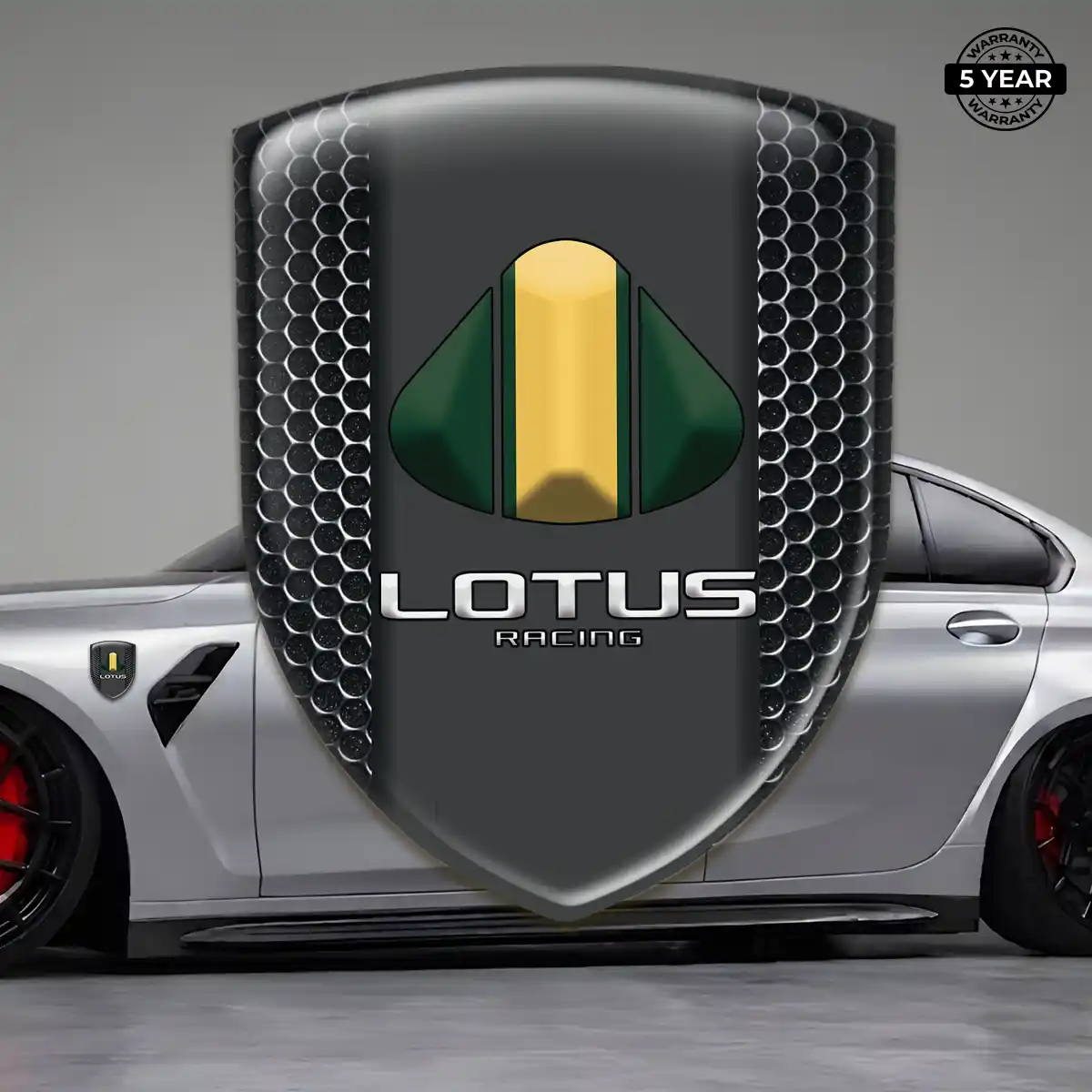 Lotus Polyurethane Domed Sticker Resin Elite