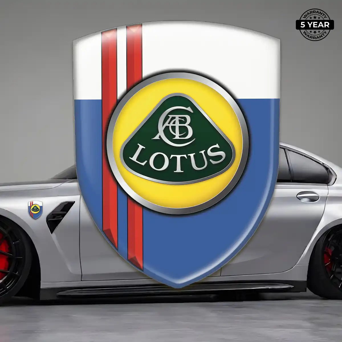 Lotus Polyurethane Domed Sticker Superior Craft