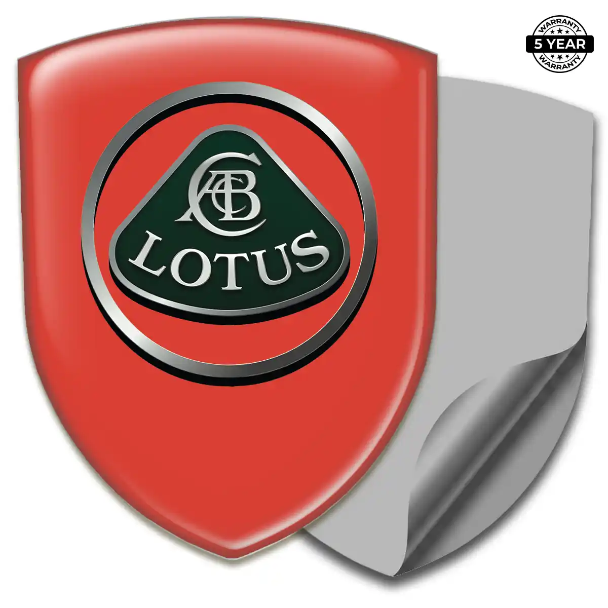 Lotus Resin Badge Sticker Interior Luxe