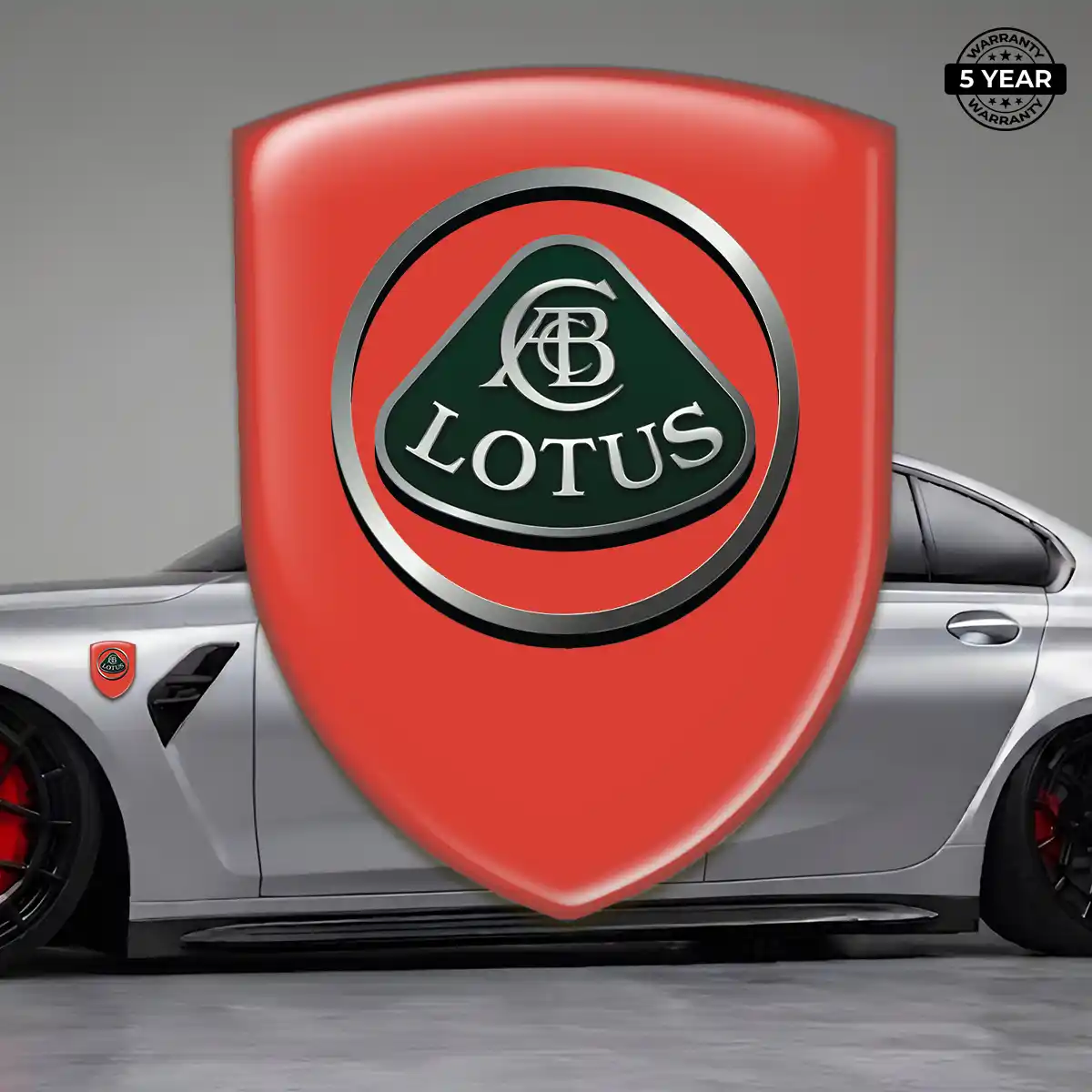 Lotus Resin Badge Sticker Interior Luxe