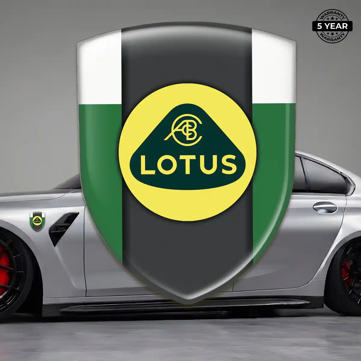 Lotus Resin Badge Sticker Premium Dome