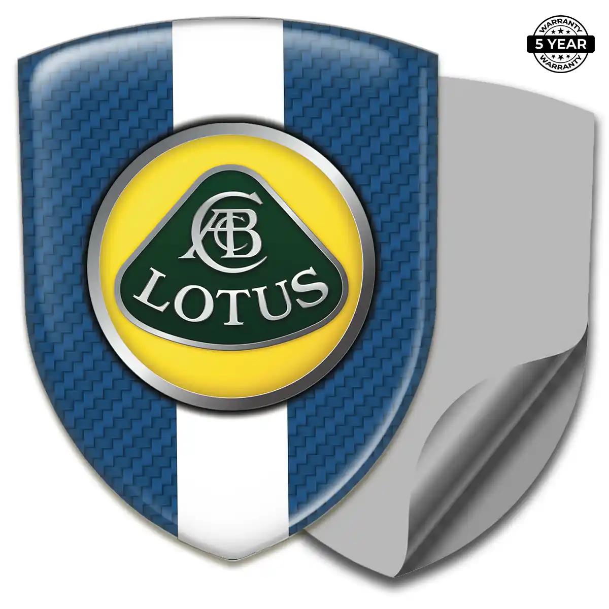 Lotus Resin Badge Sticker Resin Elite