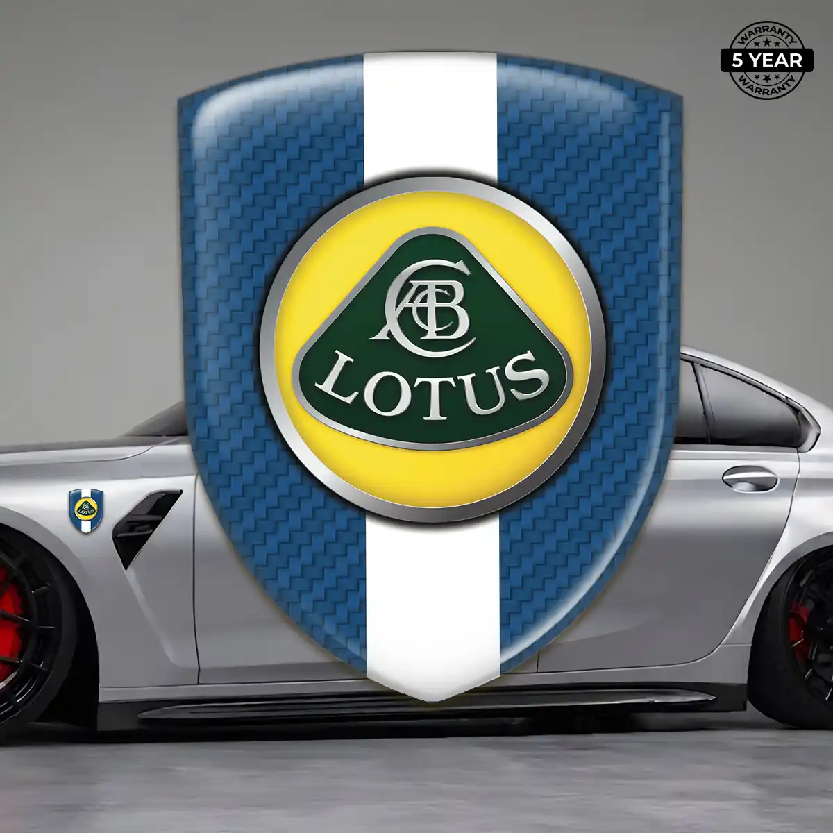 Lotus Resin Badge Sticker Resin Elite
