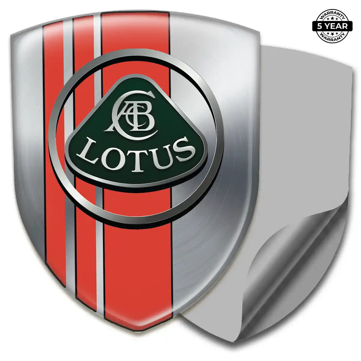 Lotus Resin Badge Sticker Resin Luxe