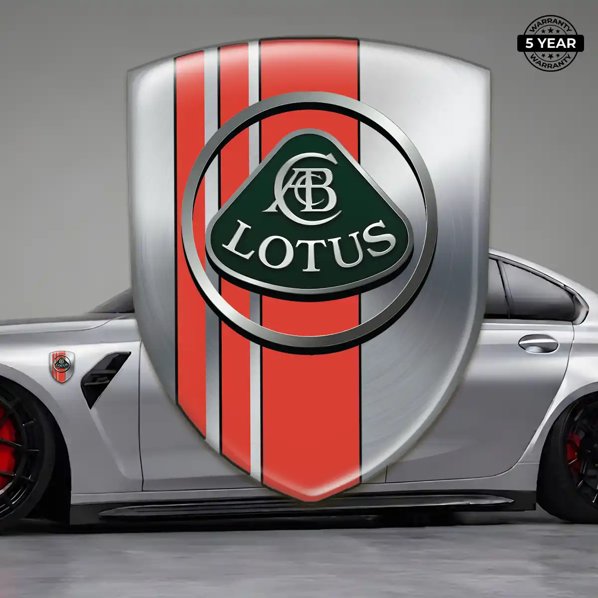 Lotus Resin Badge Sticker Resin Luxe