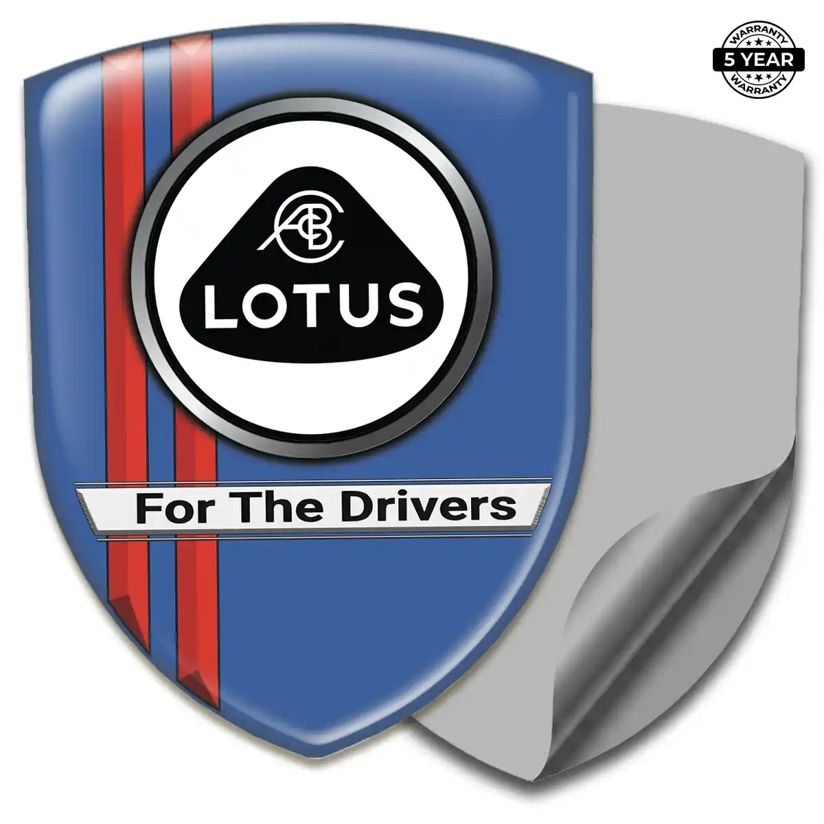 Lotus Resin Badge Sticker Signature Grade