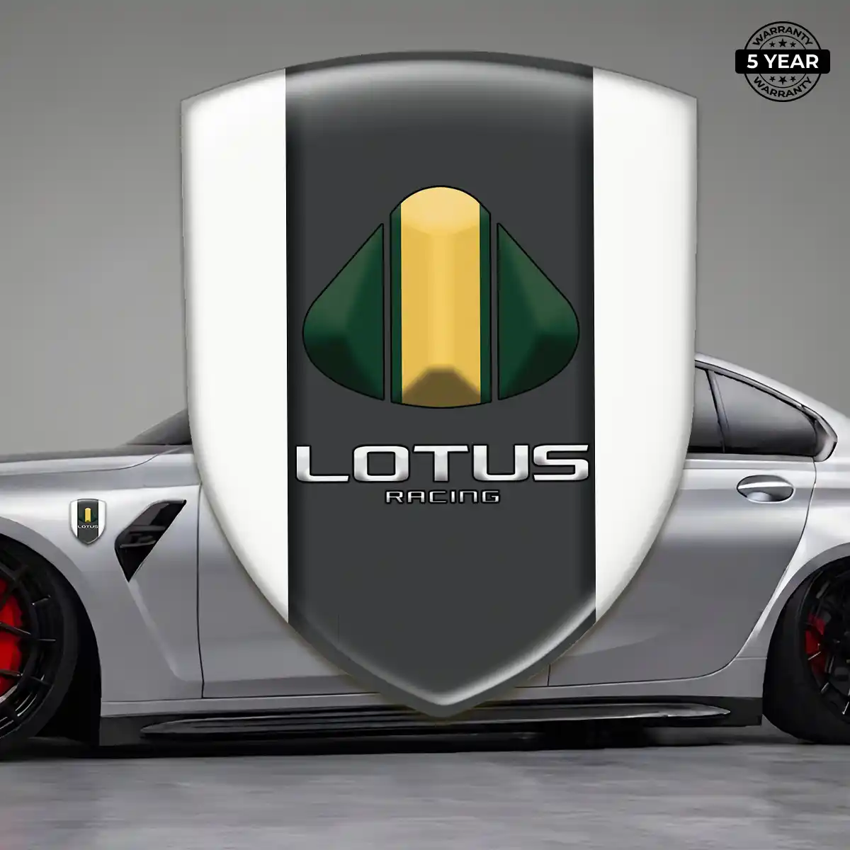 Lotus Resin Badge Sticker Superior Craft