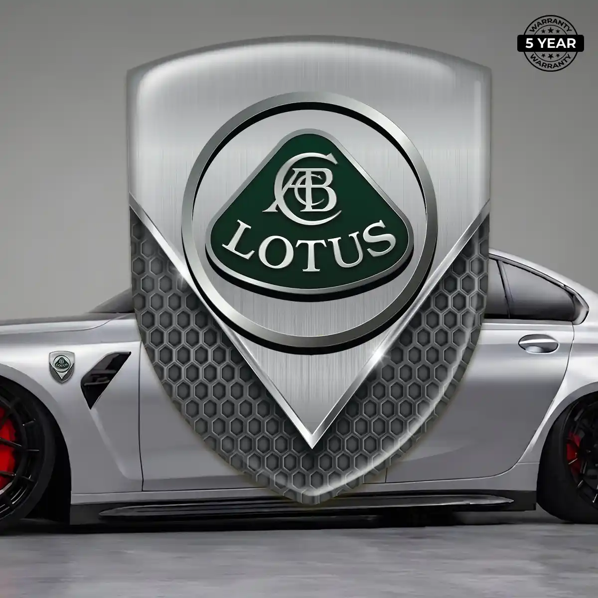 Lotus Resin Domed Sticker Deluxe Edition