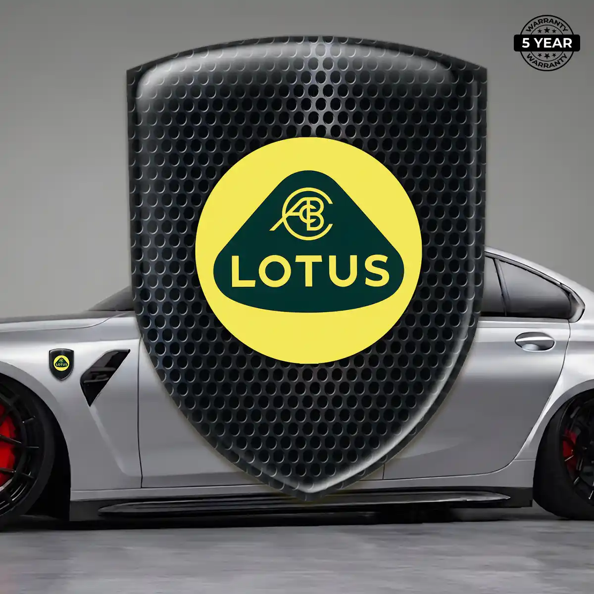 Lotus Resin Domed Sticker Elite Finish