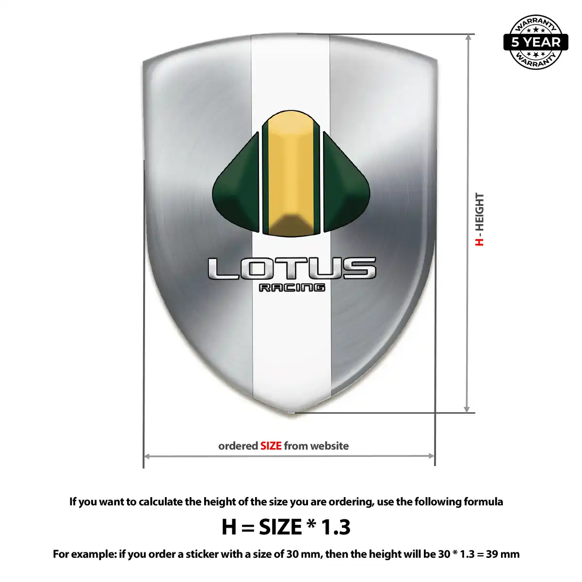 Lotus Resin Domed Sticker Exclusive Series