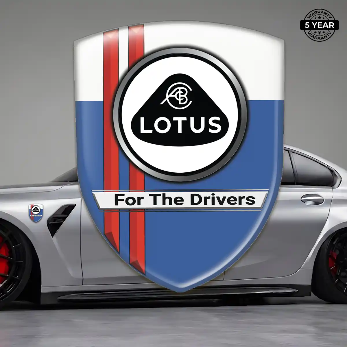 Lotus Resin Domed Sticker Opulent Line