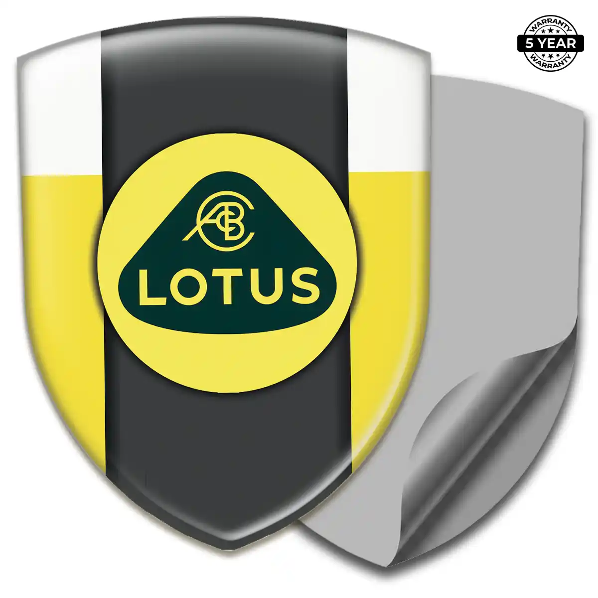 Lotus Resin Domed Sticker Outer Style